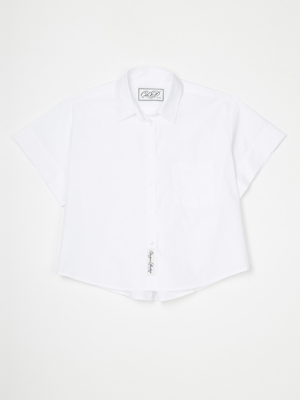 [-20%]Classic oversize cropped shirt_white(~8월17일 주문순 발송)