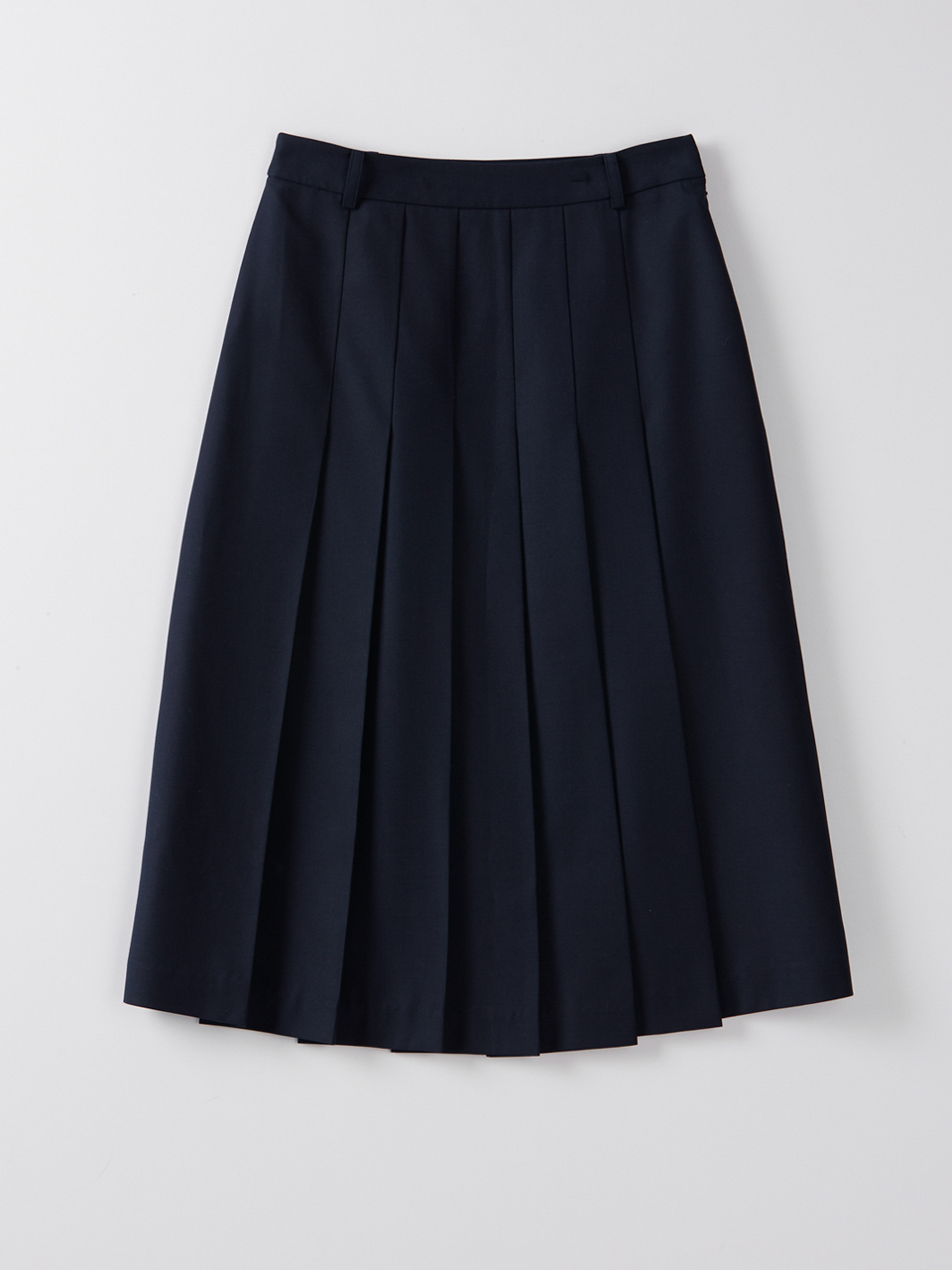 Classic pleated skirt_navy
