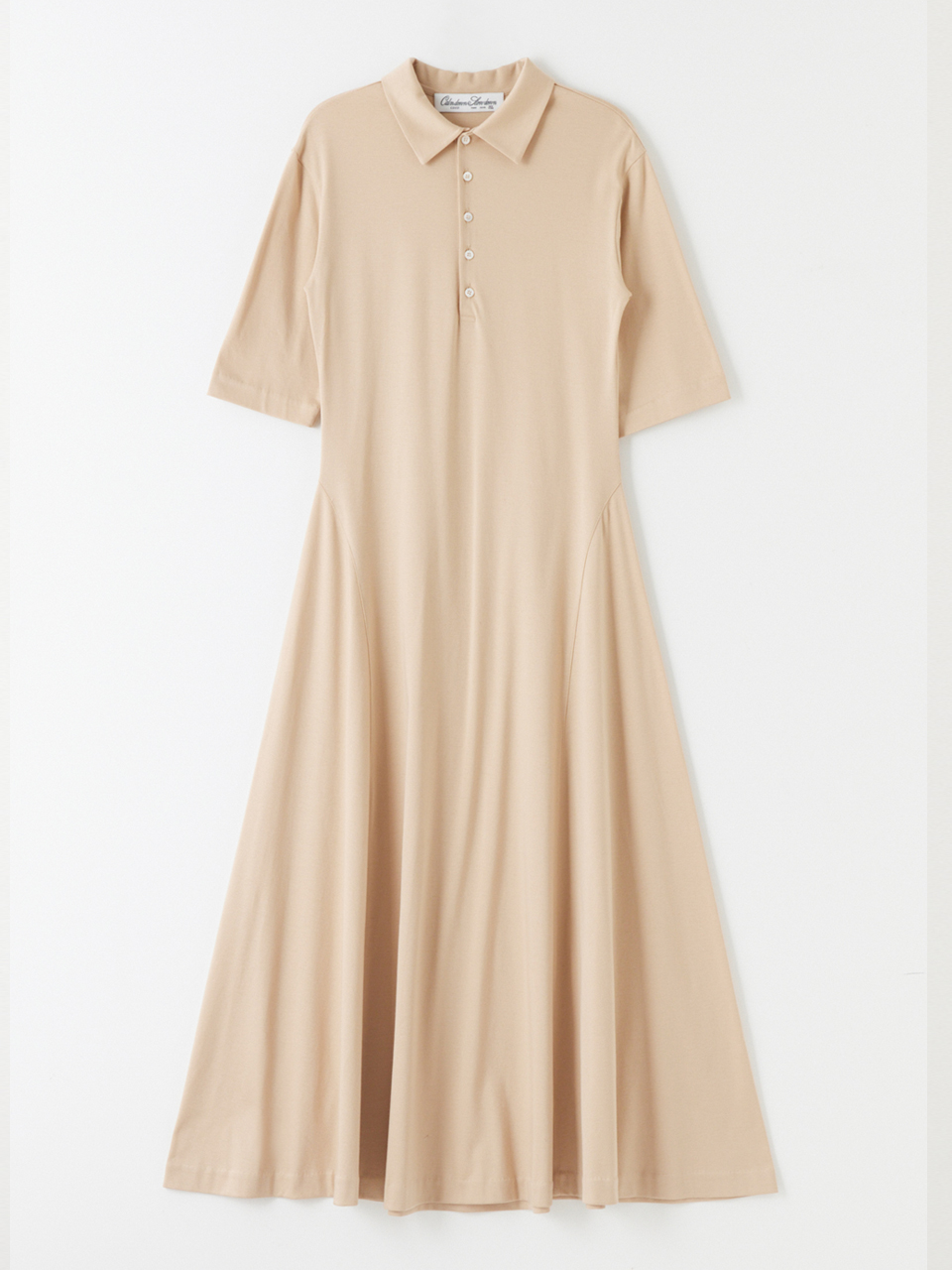 Supima cotton maxi dress_beige