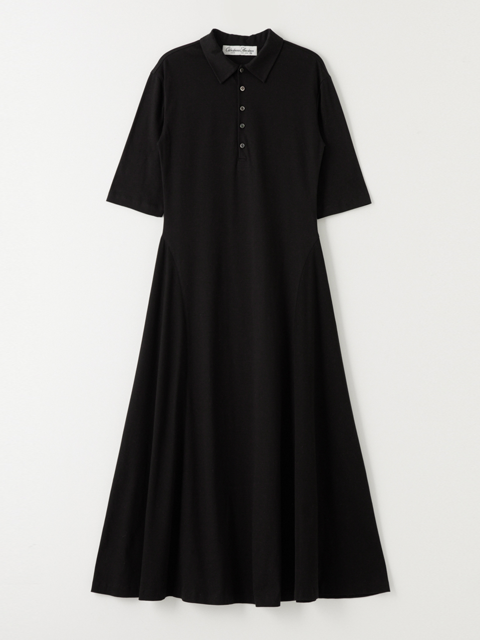 Supima cotton maxi dress_black