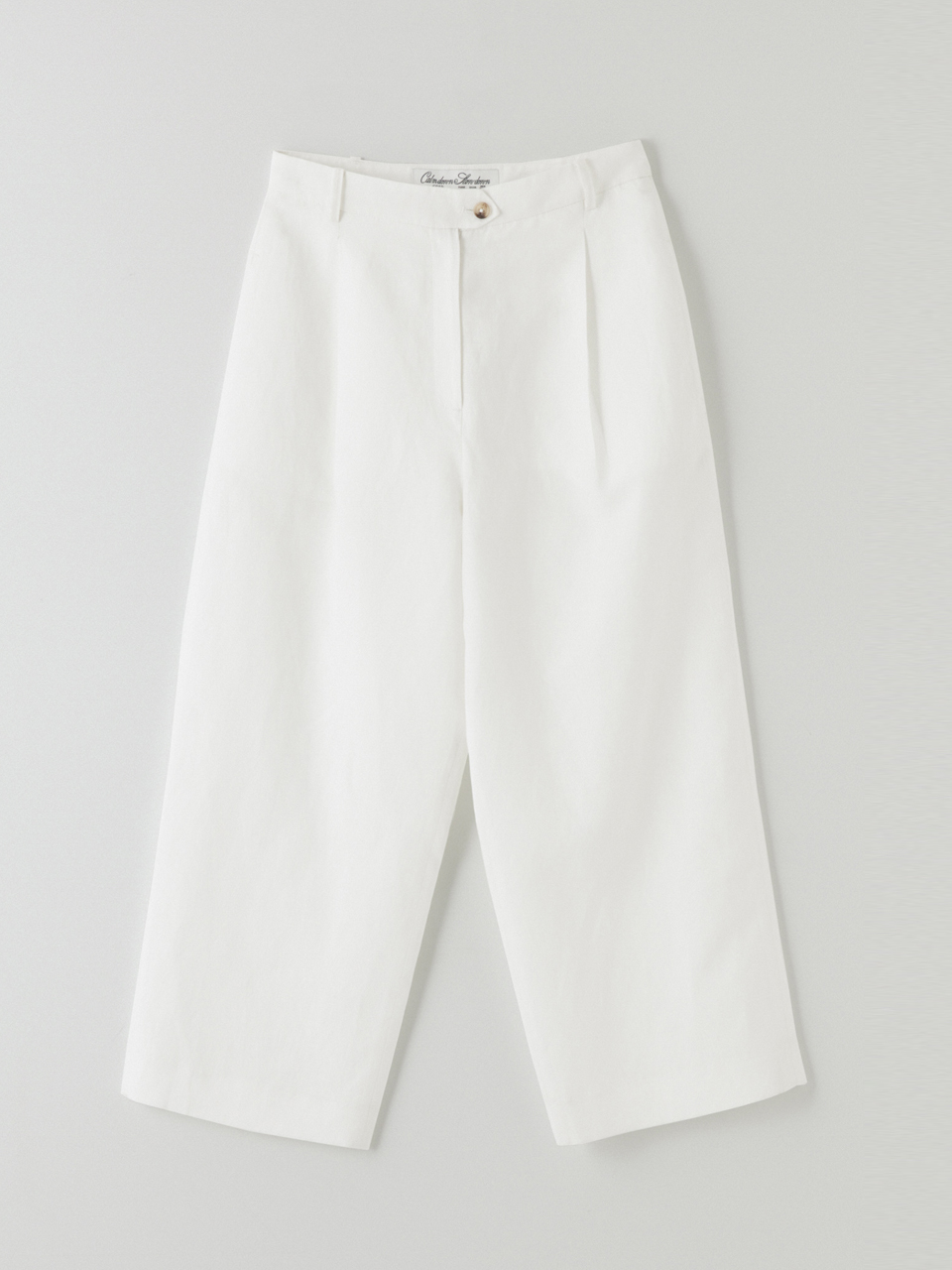 [PRE-ORDER]Classic linen wide leg pants_white (극소량여유수량오픈/6월12일발송)