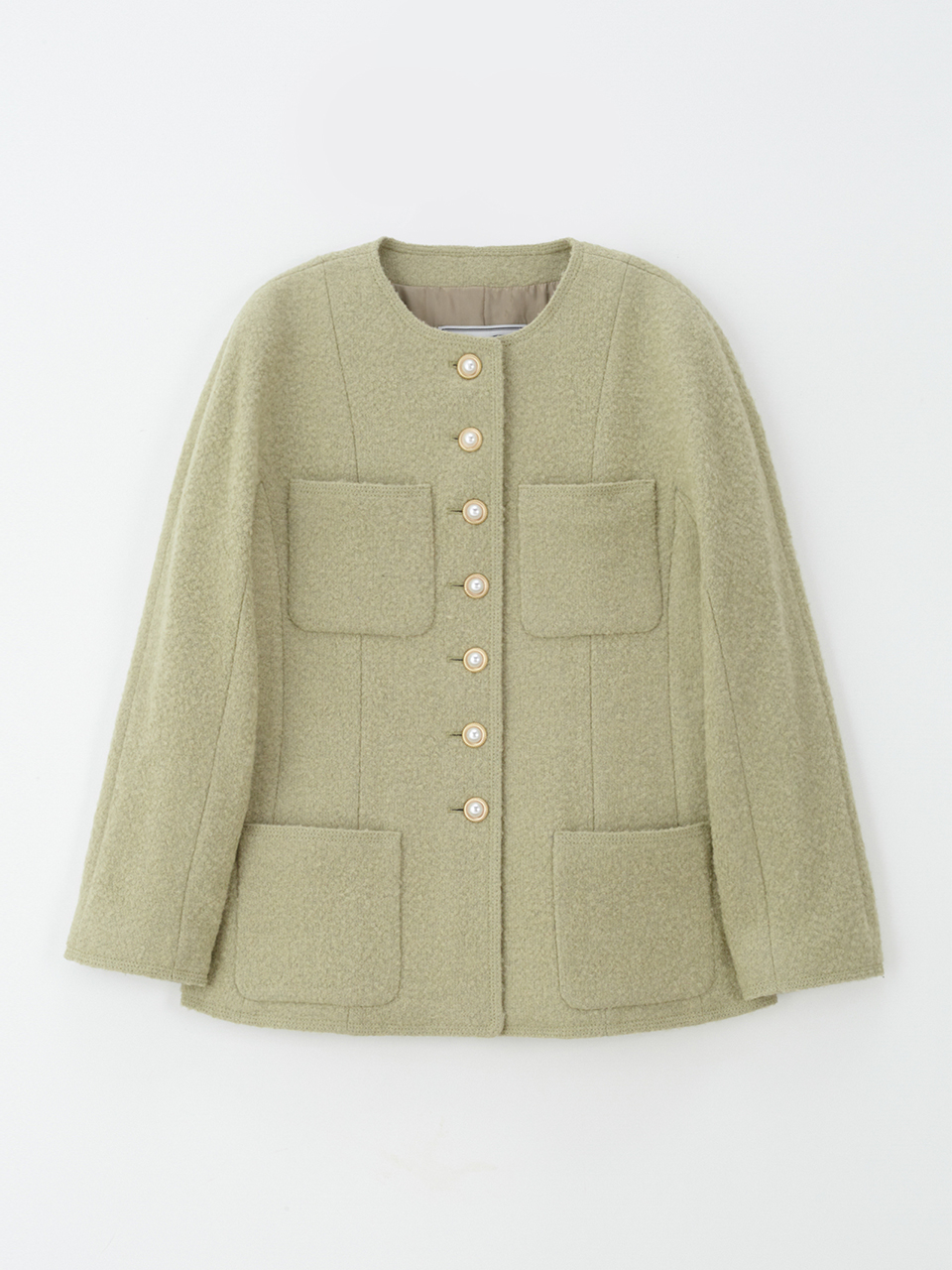 Grace wool boucle jacket_sage green (미입금 취소건  오픈)