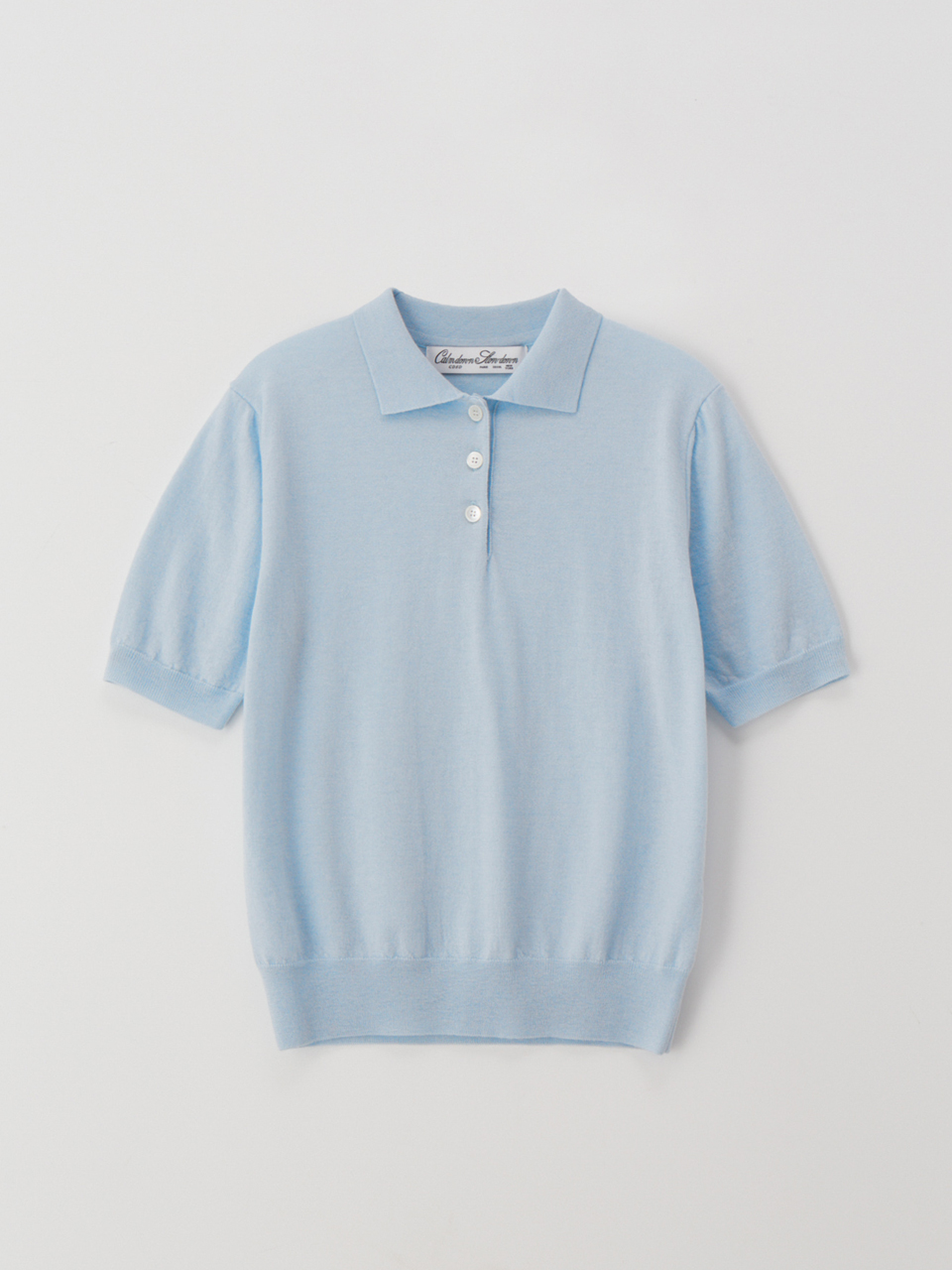 Classic polo merino-wool knitwear_sky blue(여유수량 오픈/바로발송)